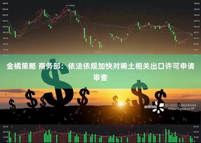 金橘策略 商务部：依法依规加快对稀土相关出口许可申请审查