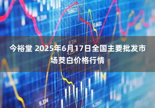 今裕堂 2025年6月17日全国主要批发市场茭白价格行情